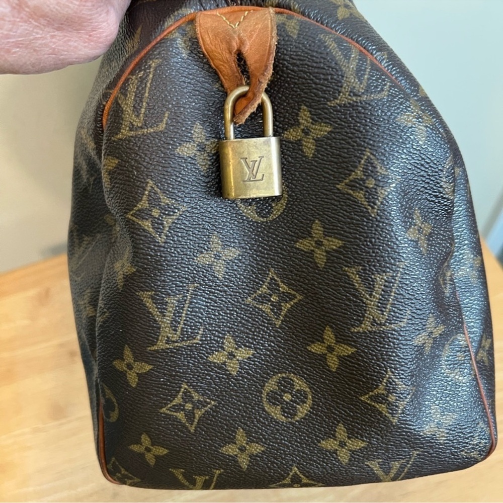Louis Vuitton Brown Monogram Satchel - Picture 13 of 16